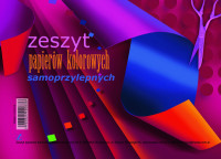 Zeszyt papierów kolorowych samoprzylepnych A5/8k. Kreska